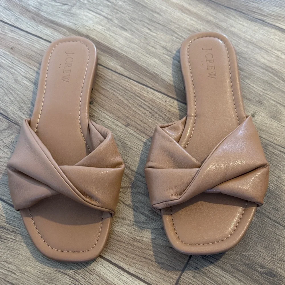 J. Crew Women's Brown Twist Sandals